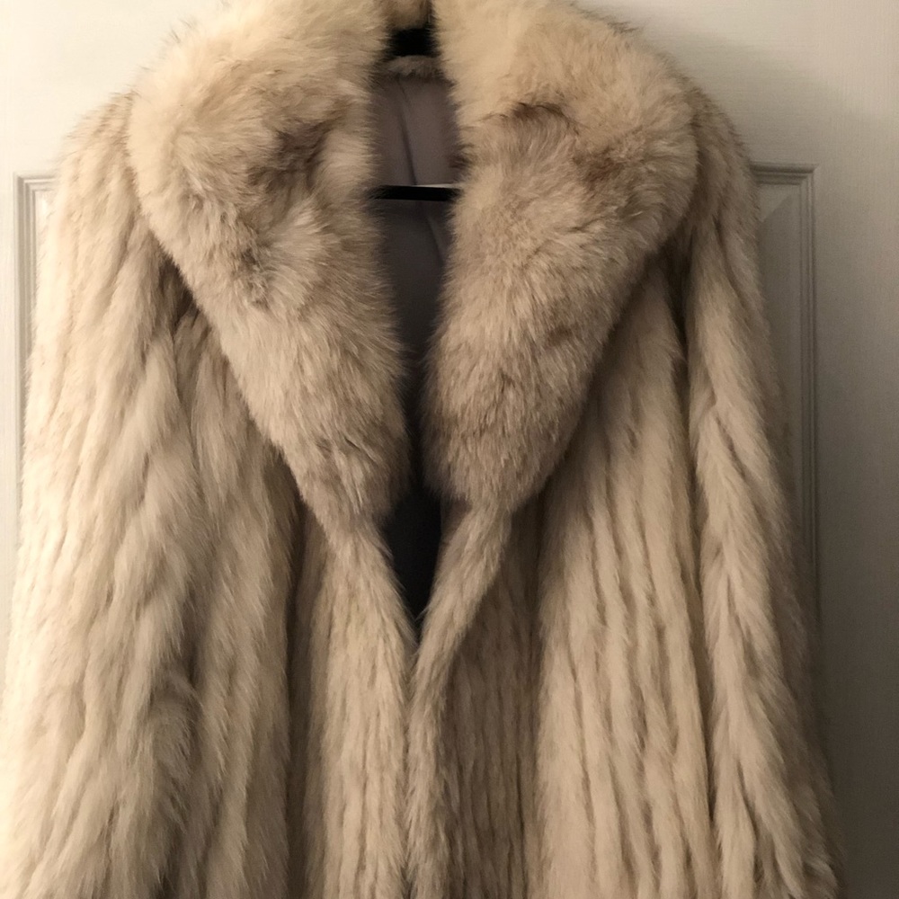 Regal Authentic Fox Fur, Silk-lined Coat